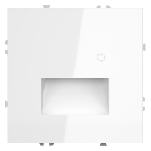 Подсветка светодиодная встраиваемая VOLTUM S70 с датчиком, (белый глянцевый), VLS070701