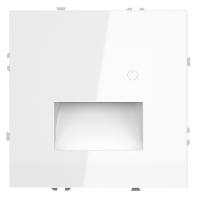 Подсветка светодиодная встраиваемая VOLTUM S70 с датчиком, (белый глянцевый), VLS070701