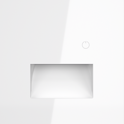Подсветка светодиодная встраиваемая VOLTUM S70 с датчиком, (белый глянцевый), VLS070701