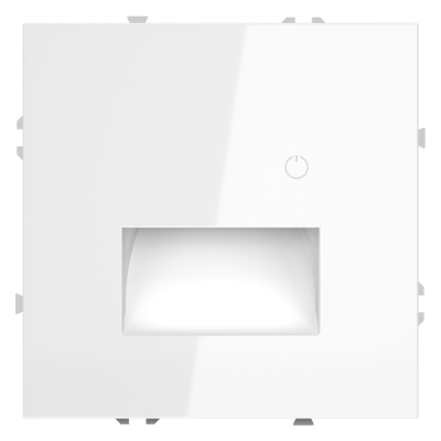 Подсветка светодиодная встраиваемая VOLTUM S70 с датчиком, (белый глянцевый), VLS070701