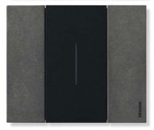 Bticino Living Now Выключатель 1-клавишный, цвет черный/космос