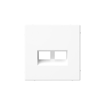 GAL000190 - ARTGALLERY НАКЛАДКА ДВОЙНАЯ для информационных функций типа Keystone, БЕЛЫЙ, Systeme Electric