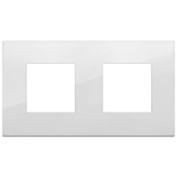 Vimar Накладка CLASSIC на 4 модуля (2+2) расстояние между центрами 71мм полярная total look, 19643.B06