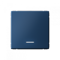 GAL001113S - ARTGALLERY 1-клавишный ВЫКЛЮЧАТЕЛЬ с подсветкой, 10АХ, механизм, быстрозажим. клем., АКВАМАРИН, Systeme Electric