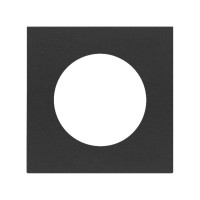 Simon 10000047-238 Накладка евро-американской розетки цвета черный матовый S100