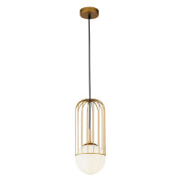 Maytoni Telford Подвесной светильник, цвет: Золото 1х40W E27