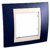 MGU6.002.542 - UnicaCh Рамка 1-ная, индиго/беж., Schneider Electric