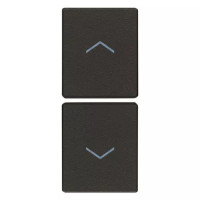 Vimar Две половинки клавиши 1M с символами стрелки черные, 31480.FG