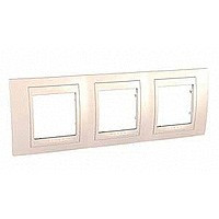 UnicaCh Рамка 3-ная горизонт., беж./беж.