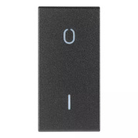 Vimar Клавиша на 1 модуль с симв "O/I", серая, 19021.99 Vimar Клавиша на 1 модуль с симв "O/I", серая, 19021.99