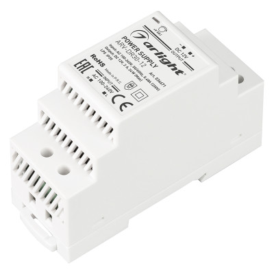 Блок питания ARV-DR30-12 (12V, 2A, 24W) (Arlight, IP20 DIN-рейка), 034671