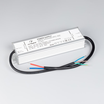 Блок питания ARPV-UH24320-PFC-55C (24V, 13.3A, 320W) (Arlight, IP67 Металл, 5 лет), 040976