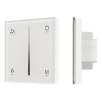 Панель SMART-P6-DIM-G-IN White (12-24V, 4x3A, Sens, 2.4G) (Arlight, IP20 Пластик, 5 лет), 034781 Панель SMART-P6-DIM-G-IN White (12-24V, 4x3A, Sens, 2.4G) (Arlight, IP20 Пластик, 5 лет), 034781