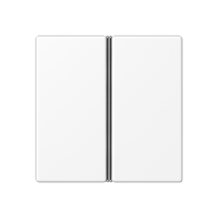 Набор накладок 2 группы для модулей F40; термопласт; белый матовый, A402TSAWWM