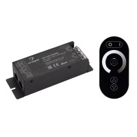 Диммер ARL-3022-OVAL-DIM Black (12-24V, 1x25A, ПДУ, RF) (Arlight, IP20 Металл, 2 года), 027150