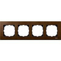 M-Elegance Рамка 4-ная, орех