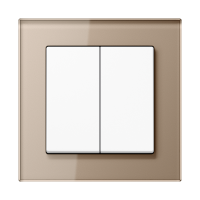 Jung Выключатель 2-клавишный,  серия A Creation