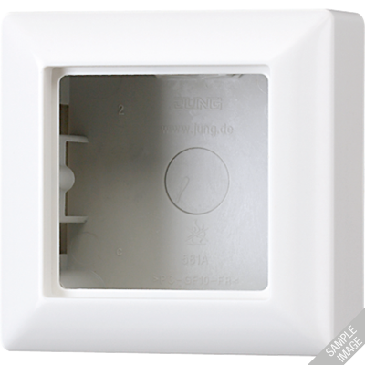 Рамка для вертикальной и горизонтальной установки, 1 пост, накладной монтаж; дюропласт; слоновая кость; AS500, AS581AW