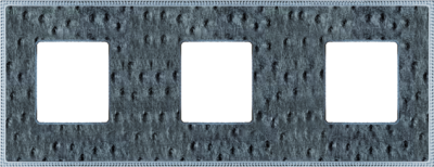 FD01443SCB Fede Belle Epoque Tapestry Рамка 3-ная, Alienasilver-Bright Chrome