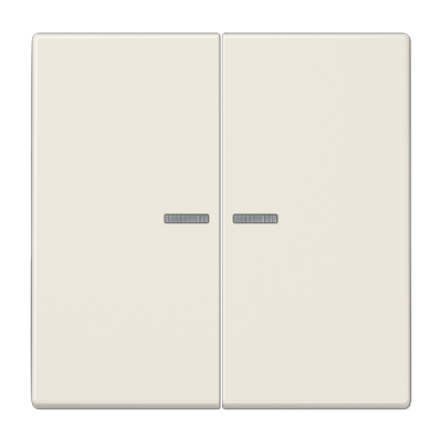 Клавиша для KNX кнопки, 2 группы, с окошком; дюропласт; слоновая кость, LS102KO5