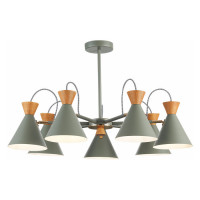 Evoluce SLE125112-07 Светильник потолочный Серый, Золотистый/Серый, Темное дерево E14 7*40W