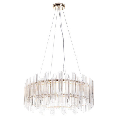 Arte Lamp JASTIN, Люстра, цвет арматуры - ЗОЛОТО, цвет плафона/декора - ПРОЗРАЧНЫЙ, 8х40W E14, A2848SP-8GO