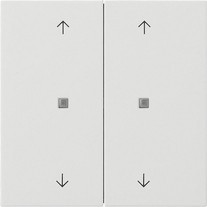 5174112 Gira Кнопочный выключатель KNX, 2-клавишн. со стрелками