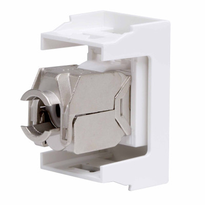 ДКС Ком.роз. RJ45 кат.6 экран., 8P8C, Viva, белая, 1мод, 45068