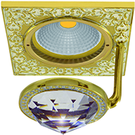 FD1033CLOP Fede Светильник SAN SEBASTIAN DE LUXE, Gold White Patina