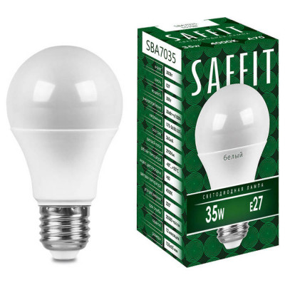 Лампа светодиодная, 35W 230V E27 4000K A70, SBA7035, Feron 55198
