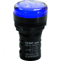Chint Индикатор ND16-22DS/4 синий АС220В (R), 592717 Chint Индикатор ND16-22DS/4 синий АС220В (R), 592717