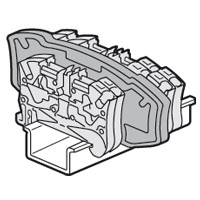 Legrand Разделительная и изолирующая перегородка Viking 3 - для пружинных клемм - 1 или 2 входа/1 или 2 выхода - с шагом 5,6 мм, 037595