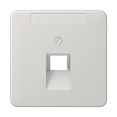 Крышка для ординарной телефонной и компютерной розетки  UAE; светло-серая, CD569-1NAUALG