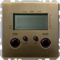 ТАЙМЕР ЭЛЕКТР. НЕД., 1000ВА, 230В, SYSTEM DESIGN, ЦВЕТ АНТИЧНАЯ ЛАТУНЬ