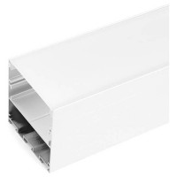 Профиль накладной 50х50мм алюминиевый, серебро, 2м, CAB269 (в комплекте 2 заглушки, 4 крепежа), Feron 48121 Профиль накладной 50х50мм алюминиевый, серебро, 2м, CAB269 (в комплекте 2 заглушки, 4 крепежа), Feron 48121