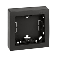 Simon S73Loft Рамка на 1 пост 75х75мм, графит, 73610-62