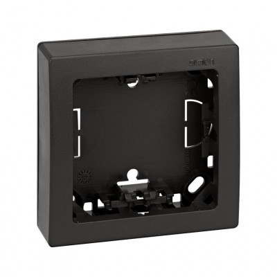 Simon S73Loft Рамка на 1 пост 75х75мм, графит, 73610-62