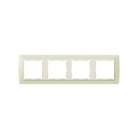 Simon S82 Рамка 4-ная, сл.кость, 82740-31