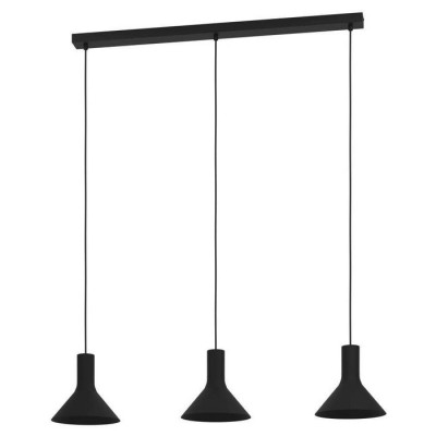 390219 Люстра MORESCANA, 3X28W (E27), сталь, черный