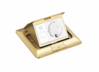 Donel Выдвижной блок 3 мод. латунь (с уст. набором), DPB3BR