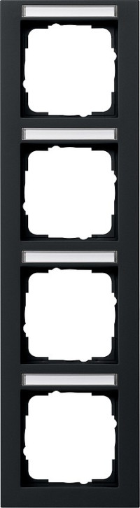 111409 Gira Рамка 4-я вертикальная с полем для надписи