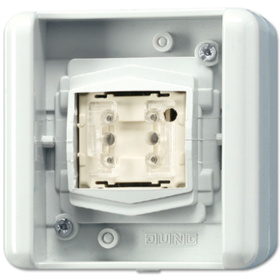 KNX/EIB выключатель\кнопка, 1 позиционная, для накладного монтажа с BCU, 8471.01LEDW