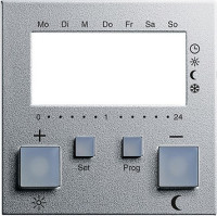 146926 Gira Накладка для регулятора температуры пола с часами