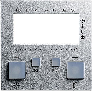 146926 Gira Накладка для регулятора температуры пола с часами