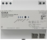 213800 Gira Источник электропитания KNX 1280 мА с интегрированным дросселем