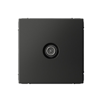 GAL001491 - ARTGALLERY TV РОЗЕТКА оконечная 1DB, механизм, БАЗАЛЬТ, Systeme Electric