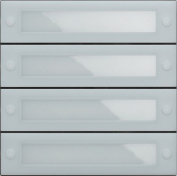 5539000 Gira Модуль кнопок вызова System 106 4-клав. с кнопками ввода в экспл.