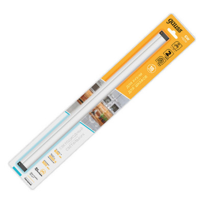 Светильник сенсорный Gauss модель C 6W 600lm 4000K 170-260V 500mm IR 1/10/40, 9020531206