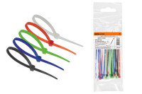 Хомуты 3,6х200 цветные набор 5 цветов (черный, белый, красный, синий, зеленый) (25 штук) TDM Electric, SQ0515-0360 Хомуты 3,6х200 цветные набор 5 цветов (черный, белый, красный, синий, зеленый) (25 штук) TDM Electric, SQ0515-0360
