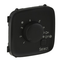 Legrand Valena ALLURE.Лицевая панель для термостата для теплых полов.Антрацит, 755328